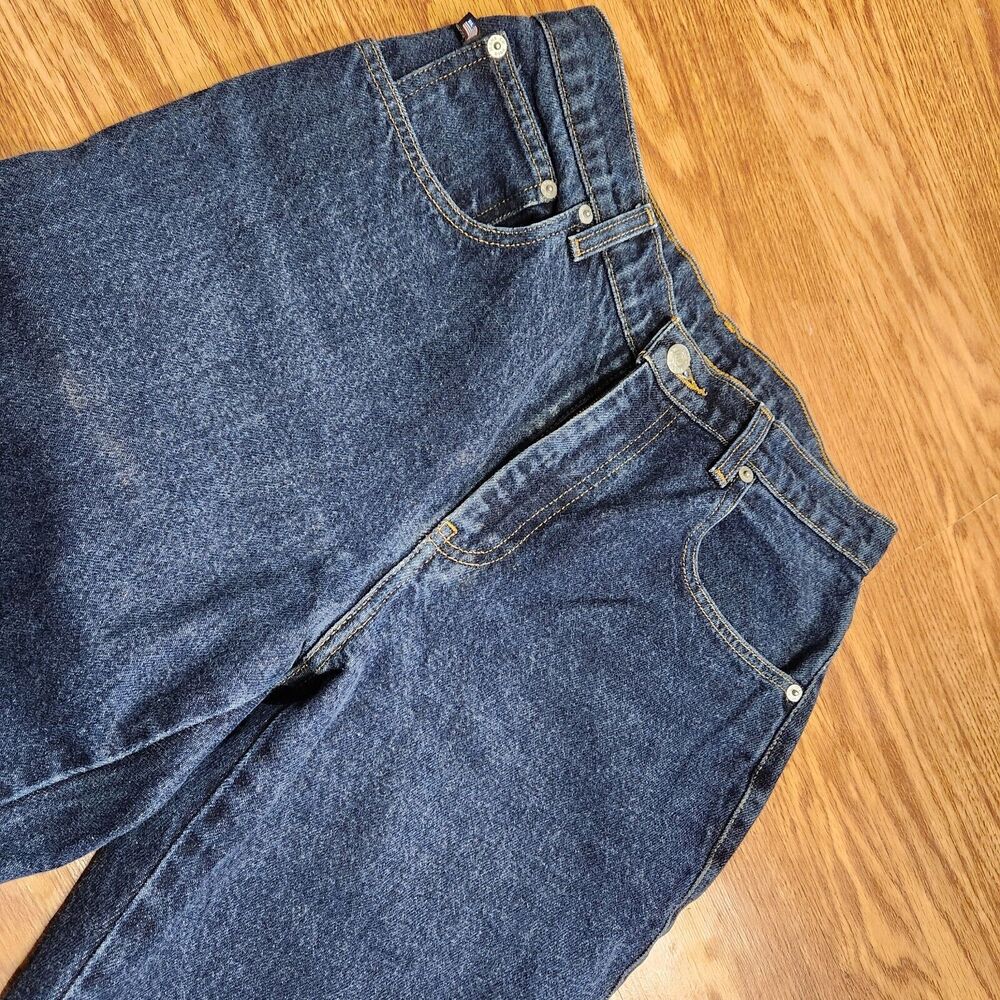 Polo by Ralph Lauren Dark Blue Wide Leg Jeans - Picture 4 of 8